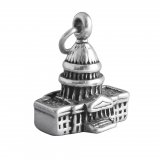 CAPITOL BUILDING Sterling Silver Charm