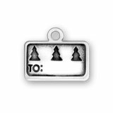 CHRISTMAS GIFT TAG Sterling Silver Charm