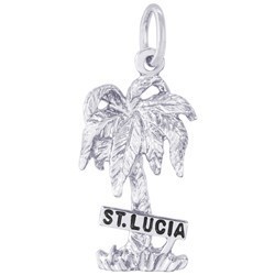 ST. LUCIA PALM W/SIGN - Rembrandt Charms