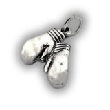BOXING GLOVES Sterling Silver Charm
