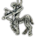 CENTAUR with BOW Sterling Silver Charm