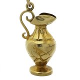 Grecian Urn - 18K Gold Vintage Charm