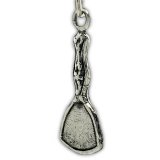 VICTORIAN HAND MIRROR Sterling Silver Charm