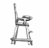 BABY HIGHCHAIR Sterling Silver Charm