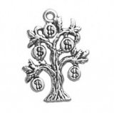 MONEY TREE Sterling Silver Charm