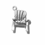 LAWN CHAIR Sterling Silver Charm