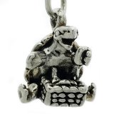 TURTLE on PICNIC Sterling Silver Charm