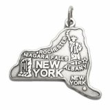 NEW YORK Sterling Silver Charm