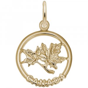 CANADA MAPLE LEAF RING - Rembrandt Charms