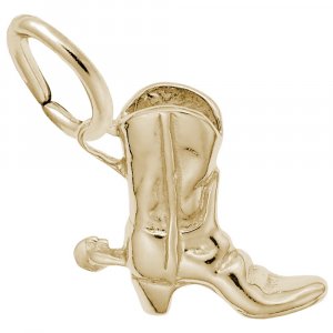 COWBOY BOOT WITH SPUR ACCENT - Rembrandt Charms