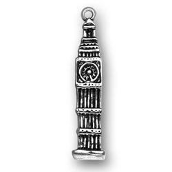 BIG BEN CLOCK TOWER Sterling Silver Charm