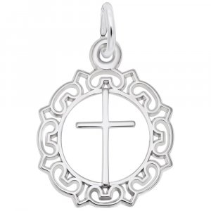 CROSS with ORNATE BORDER - Rembrandt Charms