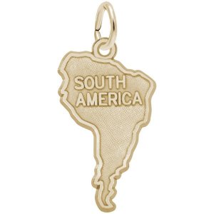 SOUTH AMERICA MAP - Rembrandt Charms