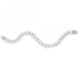 OVAL FANCY LINK CLASSIC CHARM BRACELET - 8 IN. - Rembrandt