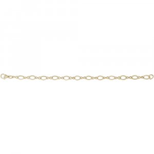 LARGE FIGURE EIGHT LINK CLASSIC BRACELET - 7 IN. - Rembrandt