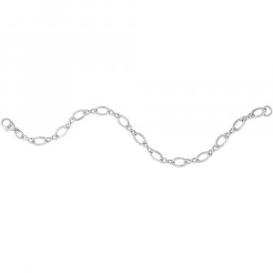 LARGE FIGURE EIGHT LINK CLASSIC BRACELET - 7 IN. - Rembrandt
