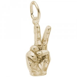 HAND SIGN for PEACE - Rembrandt Charms