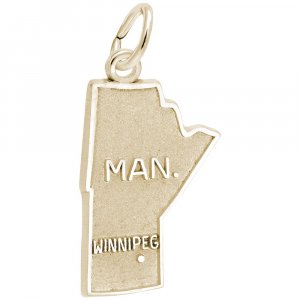 MANITOBA MAP - Rembrandt Charms