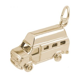 Mini Van Gold Charm