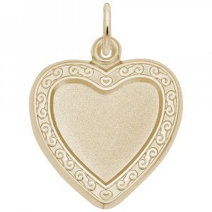HEART SCROLL PHOTOART - Rembrandt Charms