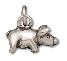 PIGLET Sterling Silver Charm