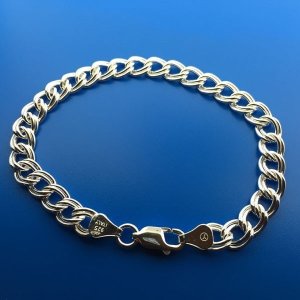 8 INCH Sterling Silver Charm Bracelet