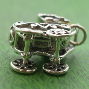 Bottom of Charm and Sterling Stamp