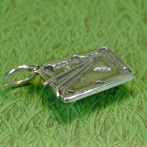 POOL TABLE Sterling Silver Charm