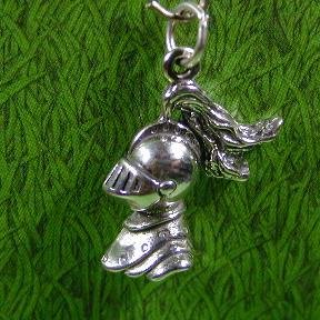 KNIGHT Sterling Silver Charm