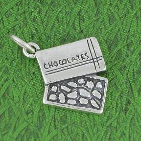 BOX of CHOCOLATES Sterling Silver Charm