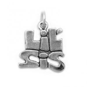 LIL' SIS Sterling Silver Charm