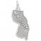 NEW JERSEY MAP - Rembrandt Charms