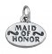MAID of HONOR Sterling Silver Charm
