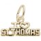 I LOVE ST. THOMAS - Rembrandt Charms