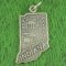 INDIANA Sterling Silver Charm