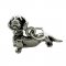 DACHSHUND Movable Sterling Silver Charm
