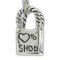 I LOVE to SHOP Sterling Silver Charm - CLEARANCE