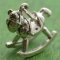 ROCKING HORSE Sterling Silver Charm