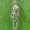 NATIVE AMERICAN CHIEF with HEADDRESS Sterling Silver Charm
