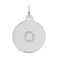 PETITE INITIAL DISC - LOWER CASE O - Rembrandt Charms