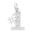#1 Nana Sterling Silver Charm