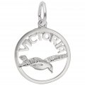 Victoria Sterling Silver Charm