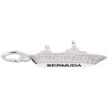 Bermuda Cruise Ship Sterling Silver Charm