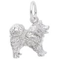 Chow Chow Dog Sterling Silver Charm