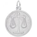 SCALES OF JUSTICE DISC - Rembrandt Charms