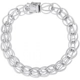 OVAL FANCY LINK CLASSIC CHARM BRACELET - 7 IN. - Rembrandt