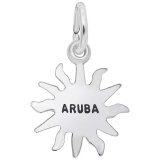 Aruba Sun Sterling Silver Charm