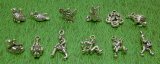 12 Days of Christmas Sterling Silver Charm Set - Small