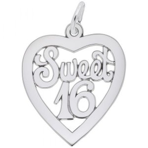 SWEET 16 OPEN HEART - Rembrandt Charms