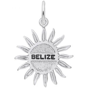 Belize Sun Sterling Silver Charm